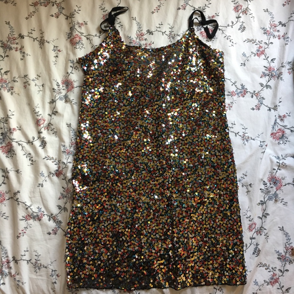 Intimately Free People sequin slip dress